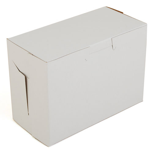 NON-WINDOW BAKERY BOX, 5.5 X 2.75 X 4, WHITE, 250/CARTON