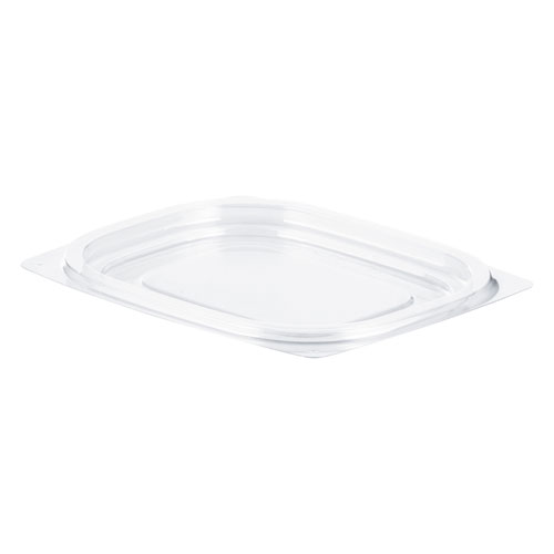 Dart® ClearPac Clear Container Lids, 4.1 x 4.9, Clear, 1,008/Carton