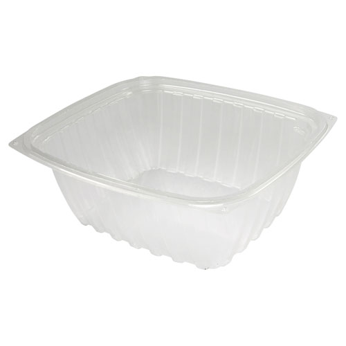 STAYLOCK CLEAR HINGED LID CONTAINERS, 32 OZ, 9.4 X 6.8 X 2.1, CLEAR, 504/CARTON