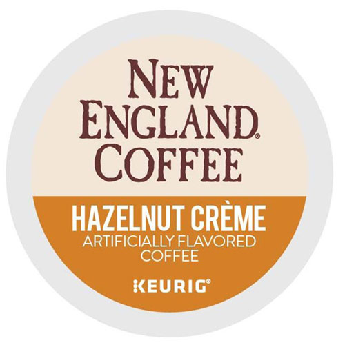 New England® Coffee Hazelnut Creme K-Cup Pods, 24/Box