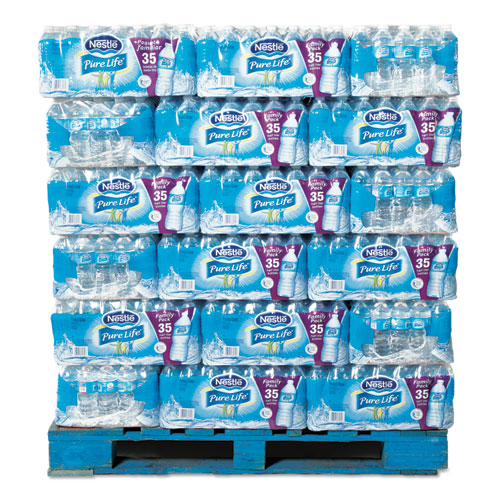 Nestle Waters® Pure Life Purified Water, 0.5 liter Bottles, 24/Carton, 78 Cartons/Pallet
