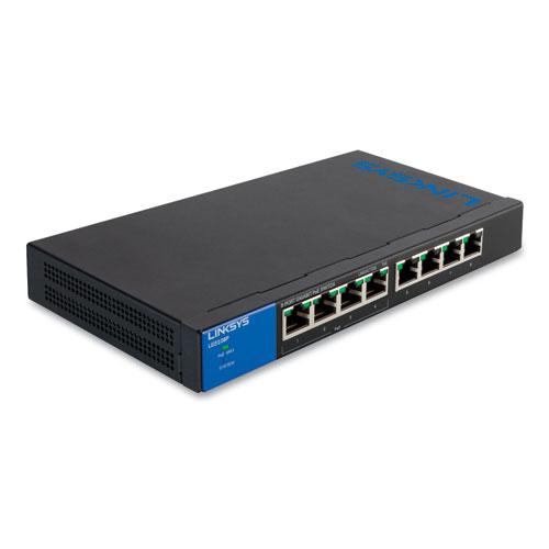 Image of Business Desktop Gigabit Ethernet Switch, 8 Ports