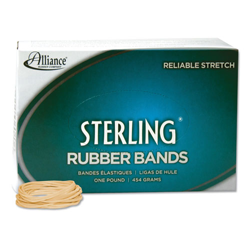 Sterling Rubber Bands, Size 16, 0.03" Gauge, Crepe, 1 lb Box, 2,300/Box | by Plexsupply