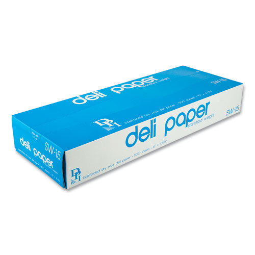 Interfolded Deli Sheets, 15 x 10.75, 500 Sheets/Box, 12 Boxes/Carton