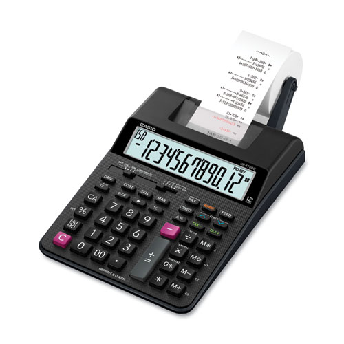 Image of Casio® Hr170R Printing Calculator, Black/Red Print, 2 Lines/Sec