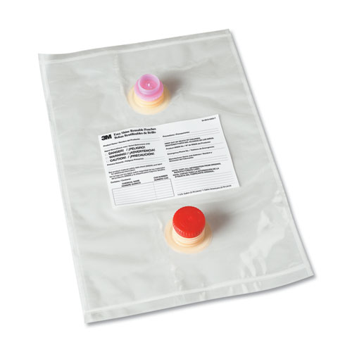 Image of 3M™ Easy Shine Applicator Kit, Reusable Pouches, 5/Carton