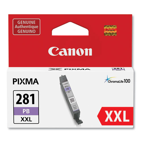 Image of Canon® 1984C001 (Cli-281Xxl) Chromalife100 Ink, Photo Blue