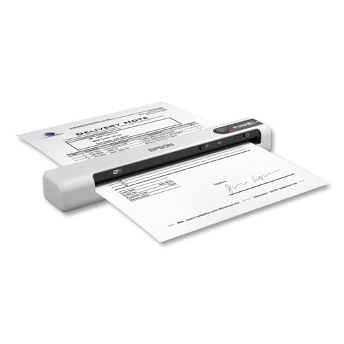 DS-80W Wireless Portable Document Scanner, 600 dpi Optical Resolution, 1-Sheet Auto Document Feeder