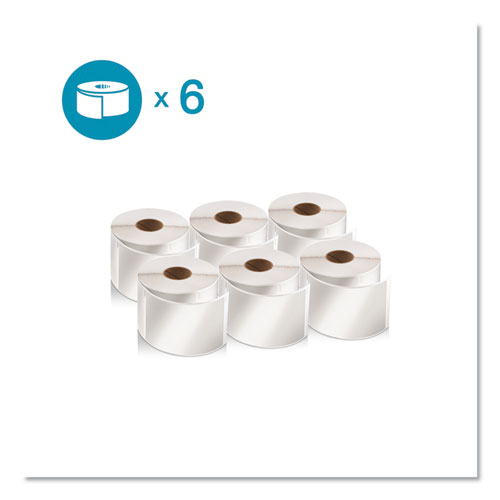 LW SHIPPING LABELS, 2.13" X 4", WHITE, 220/ROLL, 6 ROLLS/PACK
