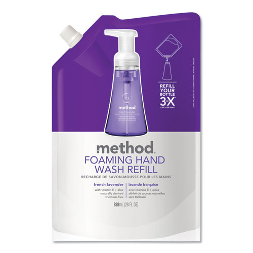 FOAMING HAND WASH REFILL, FRENCH LAVENDER, 28 OZ
