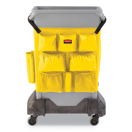 Image of Slim Jim Caddy Bag, 19 Compartments, 10.25 x 19, Yellow
