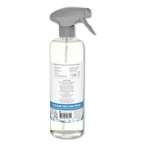 NATURAL GLASS AND SURFACE CLEANER, FREE AND CLEAR/UNSCENTED, 23 OZ