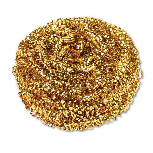 Image of Brass Scrubber, 50 g, Gold, 72/Carton