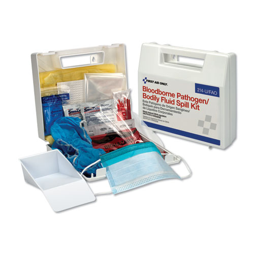 First Aid Only™ Bbp Spill Cleanup Kit, 2.5 X 9 X 8