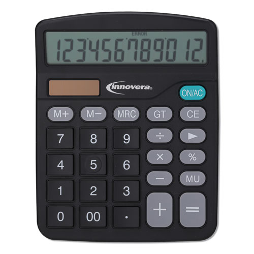 Image of Innovera® 15923 Desktop Calculator, 12-Digit Lcd