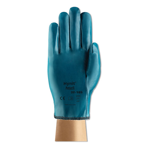 Image of Hynit Nitrile Gloves, Blue, Size 7 1/2, Dozen