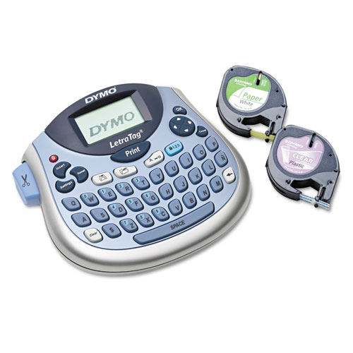 Image of Dymo® Letratag 100T Label Maker, 2 Lines, 6.7 X 2.8 X 5.7