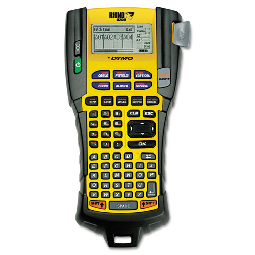 Image of Rhino 5200 Industrial Label Maker, 5 Lines, 6.12 x 11.25 x 3.5