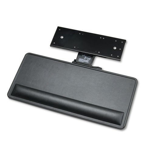 Extended Articulating Keyboard/Mouse Platform, 27w x 12d, Black