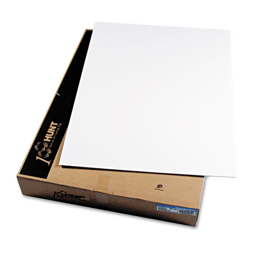 Image of CFC-Free Polystyrene Foam Board, 30 x 40, White Surface and Core, 25/Carton