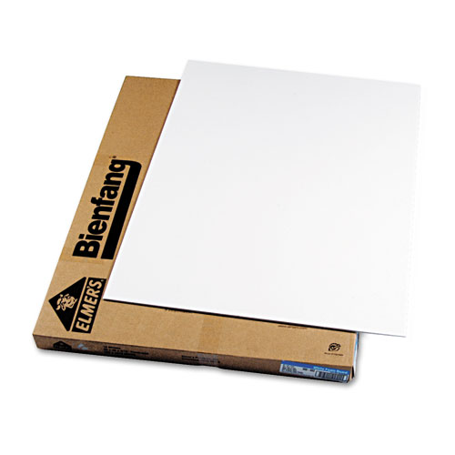 Image of Polystyrene Foam Board, 40" x 30", White Surface and Core, 10/Carton