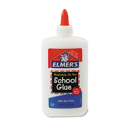 Elmer's® School Glue, 8 oz, Dries Clear