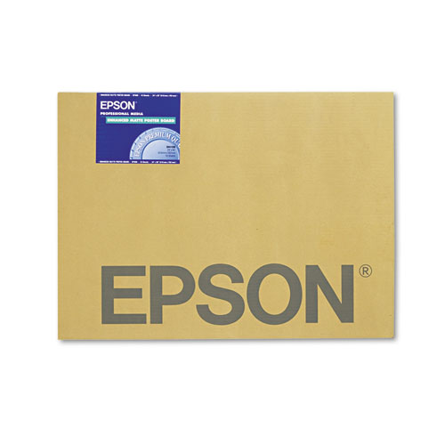 Epson® Enhanced Matte Posterboard, 30 x 24, White, 10/Pack