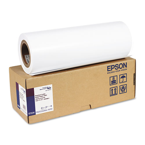 Image of Epson® Premium Luster Photo Paper, 3" Core, 10 Mil, 16" X 100 Ft, Premium Luster White