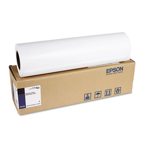 Image of Epson® Premium Luster Photo Paper, 3" Core, 10 Mil, 20" X 100 Ft, Premium Luster White