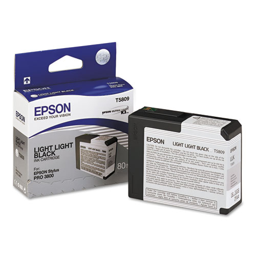 Epson® T580900 Ultrachrome K3 Ink, Light Light Black