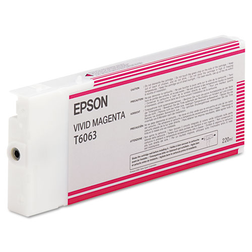 Epson® T606300 (60) Ink, Vivid Magenta