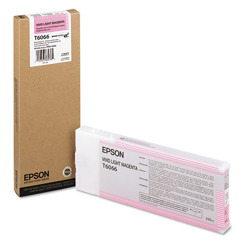 Epson® T606600 (60) Ink, Vivid Light Magenta