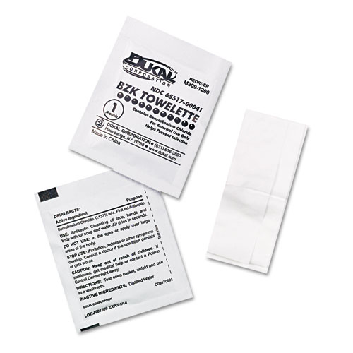 Image of First Aid Only™ Smartcompliance Antiseptic Cleansing Wipes, 10/Box