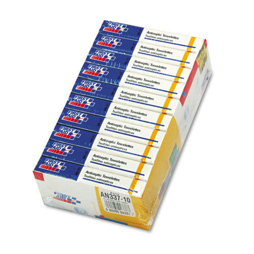 Antiseptic Wipe Refill for ANSI-Compliant First Aid Kits, 100/Pack