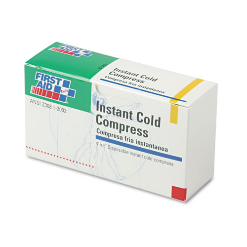 Instant Cold Compress, 5 Compress/Pack, 4 x 5, 5/Pack