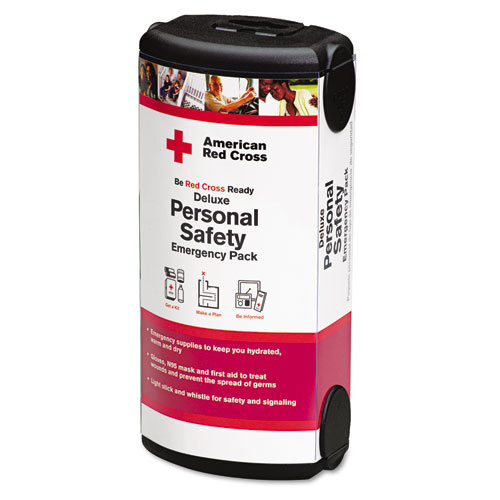 Image of First Aid Only™ American Red Cross Personal Safety Pack For One Person, Nylon Backpack