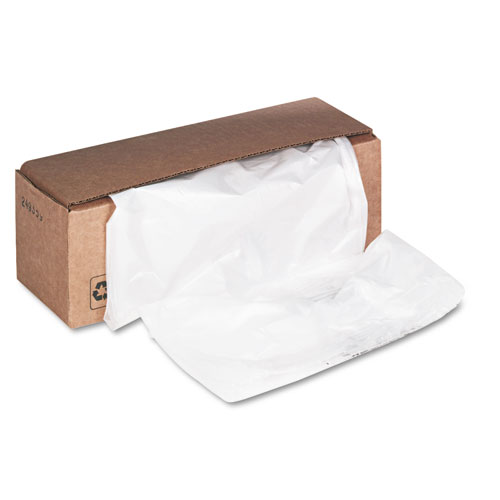 Shredder Waste Bags, 32-38 gal Capacity, 50/Carton | by Plexsupply