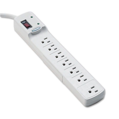 Advanced Computer Series Surge Protector, 7 Outlets, 6 ft Cord, 840 Joules | by Plexsupply