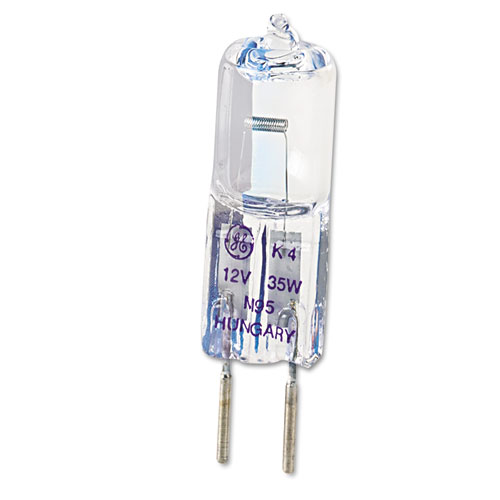 Image of Ge Halogen Bi-Pin T3 Light Bulb, 35 W, Clear