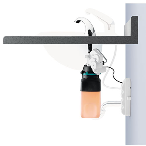 Image of Gojo® Cxi Touch Free Counter Mount Soap Dispenser, 1,500 Ml/2,300 Ml, 2.25 X 5.75 X 9.39, Chrome