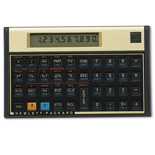 12C Financial Calculator, 10-Digit LCD