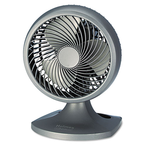 Holmes® Blizzard 9" Three-Speed Oscillating Table/Wall Fan, Charcoal