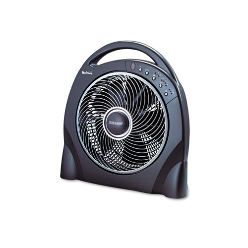 12 Oscillating Floor Fan w/Remote, Breeze Modes, 8hr Timer