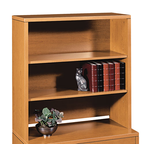 10500 Series Bookcase Hutch, 36w x 14.63d x 37.13h, Bourbon Cherry