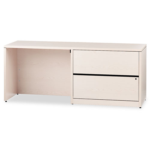 10500 Series Credenza w/Right Lateral File, 72w x 24d x 29.5h, Natural Maple