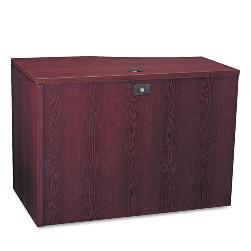 Image of Hon® 10500 Series Curved Return, Right, 42W X 18 To 24D X 29.5H, Mahogany