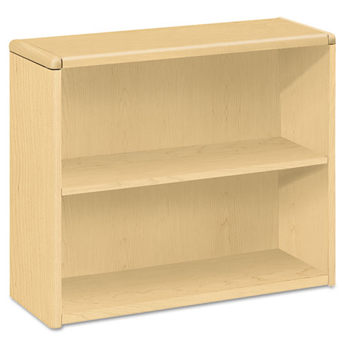 10700 Series Wood Bookcase, Two-Shelf, 36w x 13.13d x 29.63h, Natural Maple HON10752DD