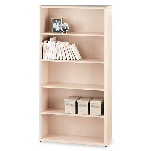 10700 Series Wood Bookcase, Five-Shelf, 36w x 13.13d x 71h, Natural Maple HON10755DD