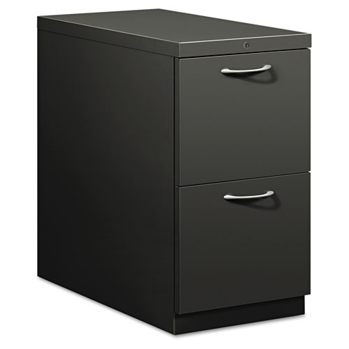 Flagship Mobile File/File Pedestal, Arch Pull, 28-7/8d, Charcoal HON18830AS