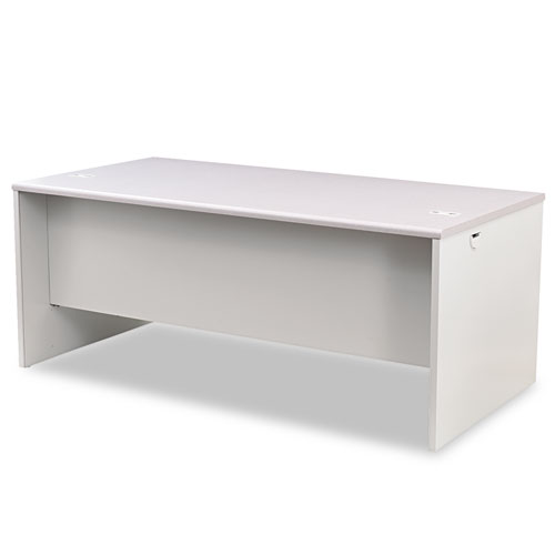 38000 Series Double Pedestal Desk, 72" x 36" x 29.5", Light Gray